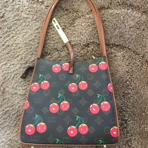 Bag with cherries! So cute and casual! NWOT